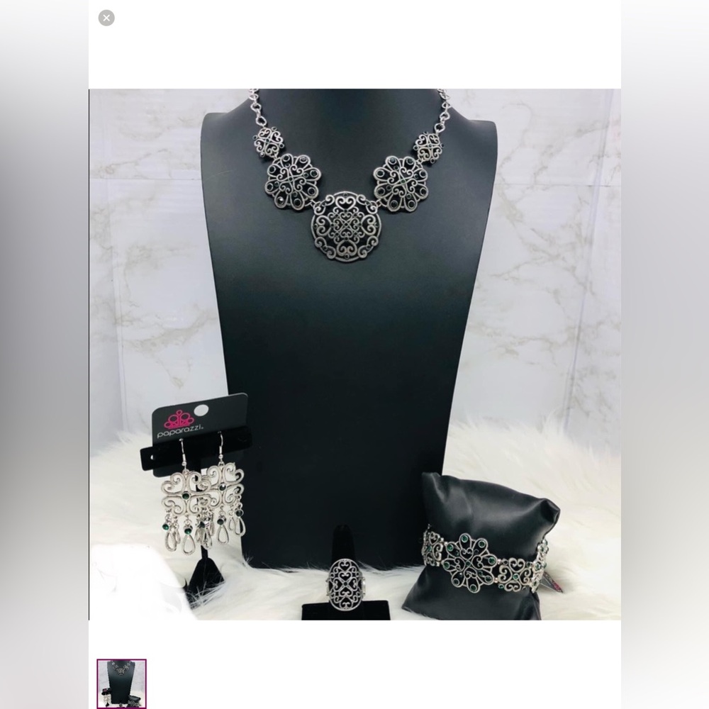 Elegant Silver Jewelry Set